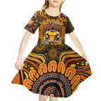 Custom GWS Giants NAIDOC Week 2024 Kid Short Sleeve Dress Mascot Football