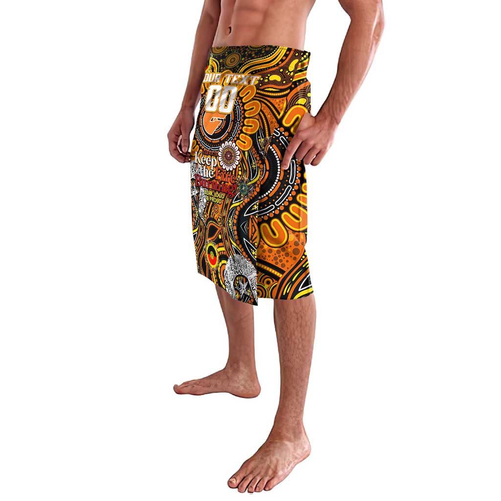 Custom GWS Giants NAIDOC Week 2024 Lavalava Mascot Football