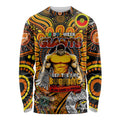 Custom GWS Giants NAIDOC Week 2024 Long Sleeve Shirt Mascot Football