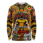 Custom GWS Giants NAIDOC Week 2024 Long Sleeve Shirt Mascot Football