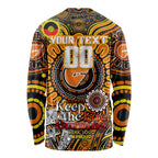 Custom GWS Giants NAIDOC Week 2024 Long Sleeve Shirt Mascot Football