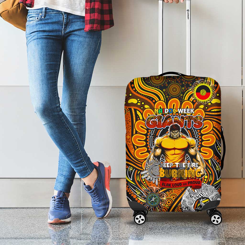 GWS Giants NAIDOC Week 2024 Luggage Cover Mascot Football