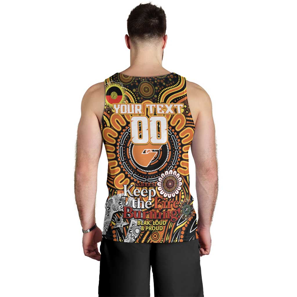Custom GWS Giants NAIDOC Week 2024 Men Tank Top Mascot Football