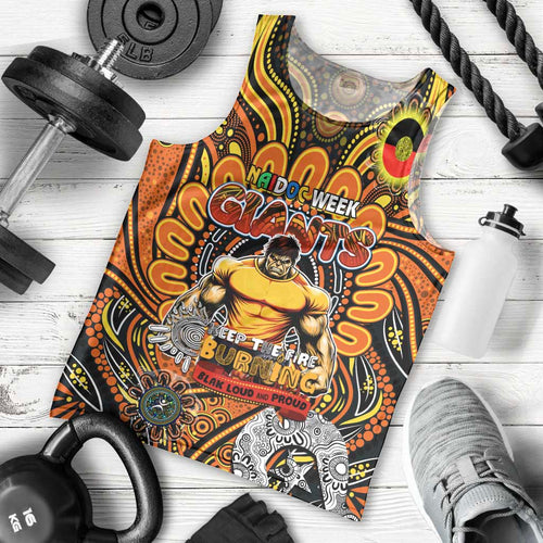Custom GWS Giants NAIDOC Week 2024 Men Tank Top Mascot Football