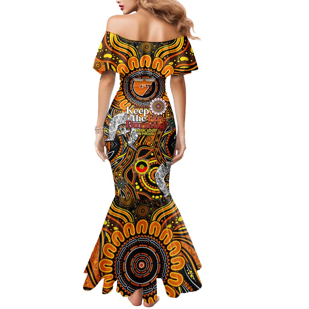 Custom GWS Giants NAIDOC Week 2024 Mermaid Dress Mascot Football