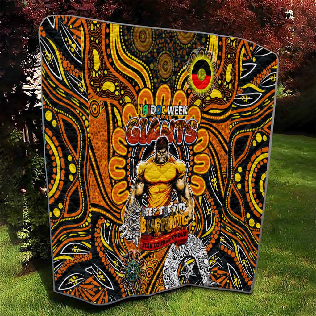 GWS Giants NAIDOC Week 2024 Quilt Mascot Football