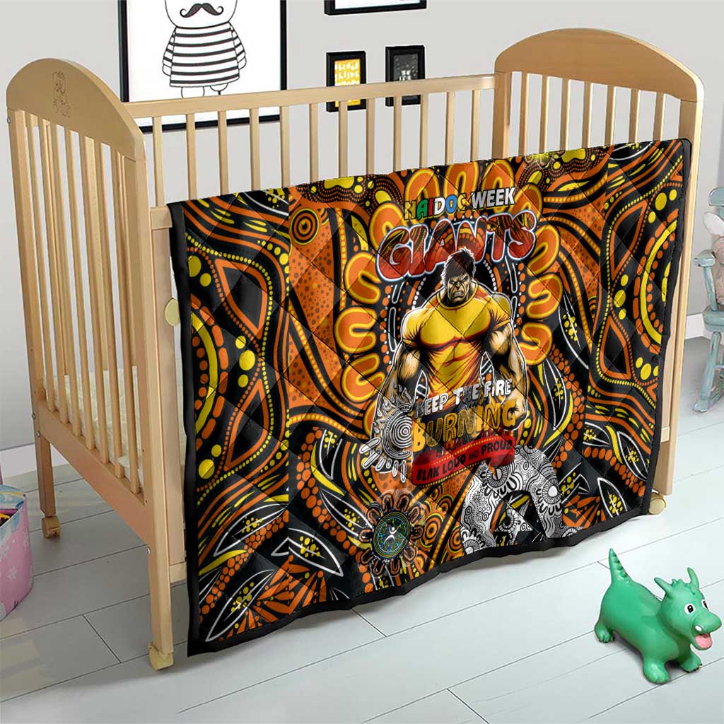 GWS Giants NAIDOC Week 2024 Quilt Mascot Football