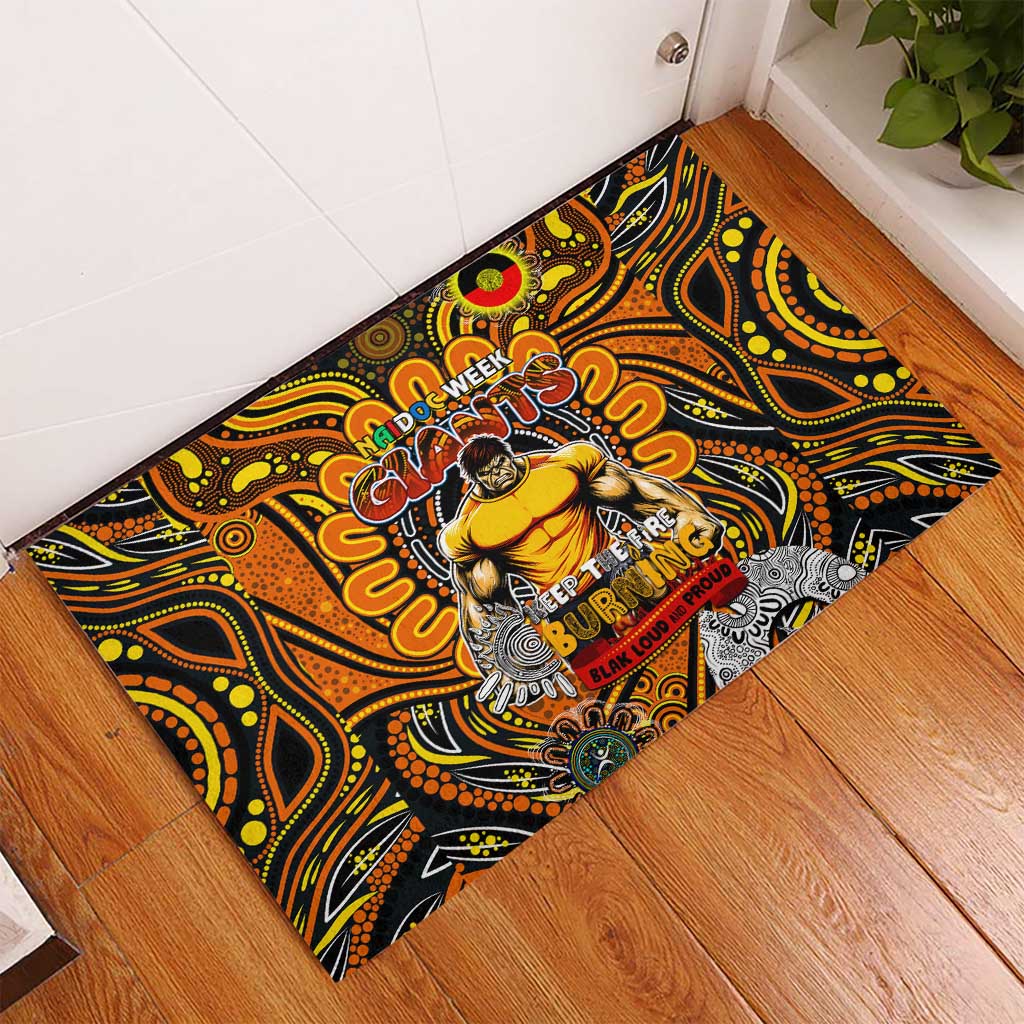 GWS Giants NAIDOC Week 2024 Rubber Doormat Mascot Football