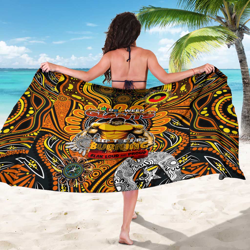 GWS Giants NAIDOC Week 2024 Sarong Mascot Football