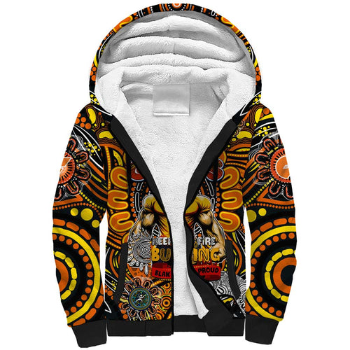 Custom GWS Giants NAIDOC Week 2024 Sherpa Hoodie Mascot Football