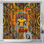 GWS Giants NAIDOC Week 2024 Shower Curtain Mascot Football