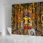 GWS Giants NAIDOC Week 2024 Shower Curtain Mascot Football