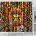 GWS Giants NAIDOC Week 2024 Shower Curtain Mascot Football