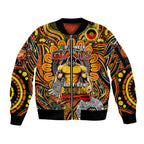 Custom GWS Giants NAIDOC Week 2024 Sleeve Zip Bomber Jacket Mascot Football