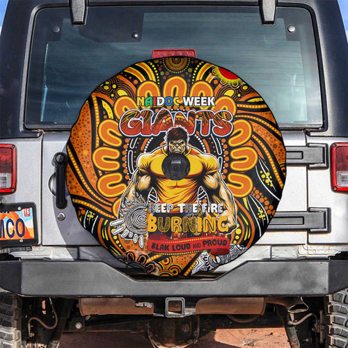 GWS Giants NAIDOC Week 2024 Spare Tire Cover Mascot Football
