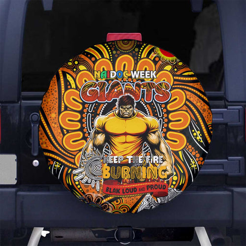 GWS Giants NAIDOC Week 2024 Spare Tire Cover Mascot Football