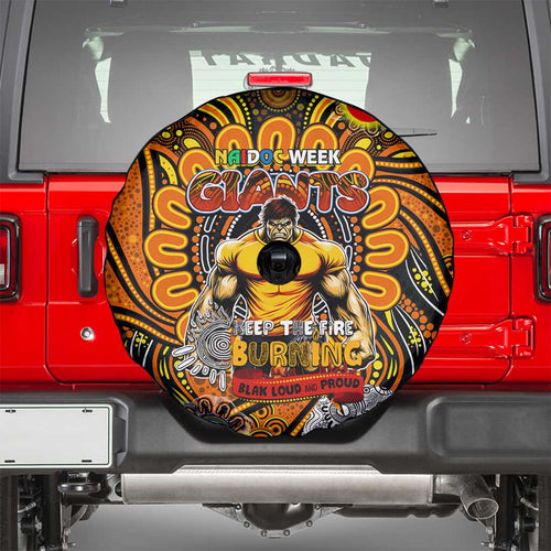 GWS Giants NAIDOC Week 2024 Spare Tire Cover Mascot Football