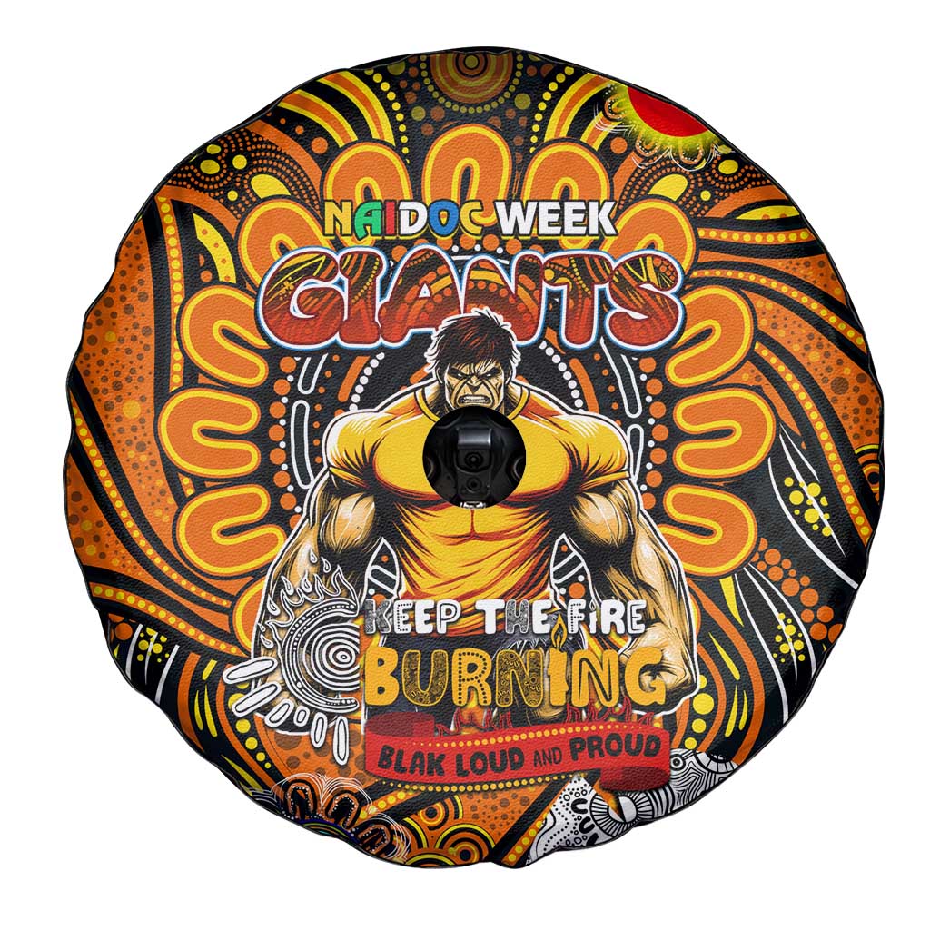 GWS Giants NAIDOC Week 2024 Spare Tire Cover Mascot Football