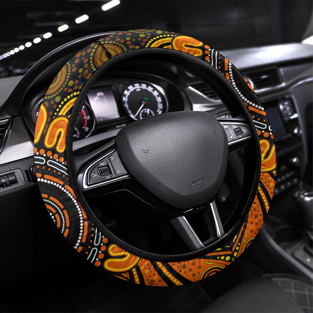 GWS Giants NAIDOC Week 2024 Steering Wheel Cover Mascot Football