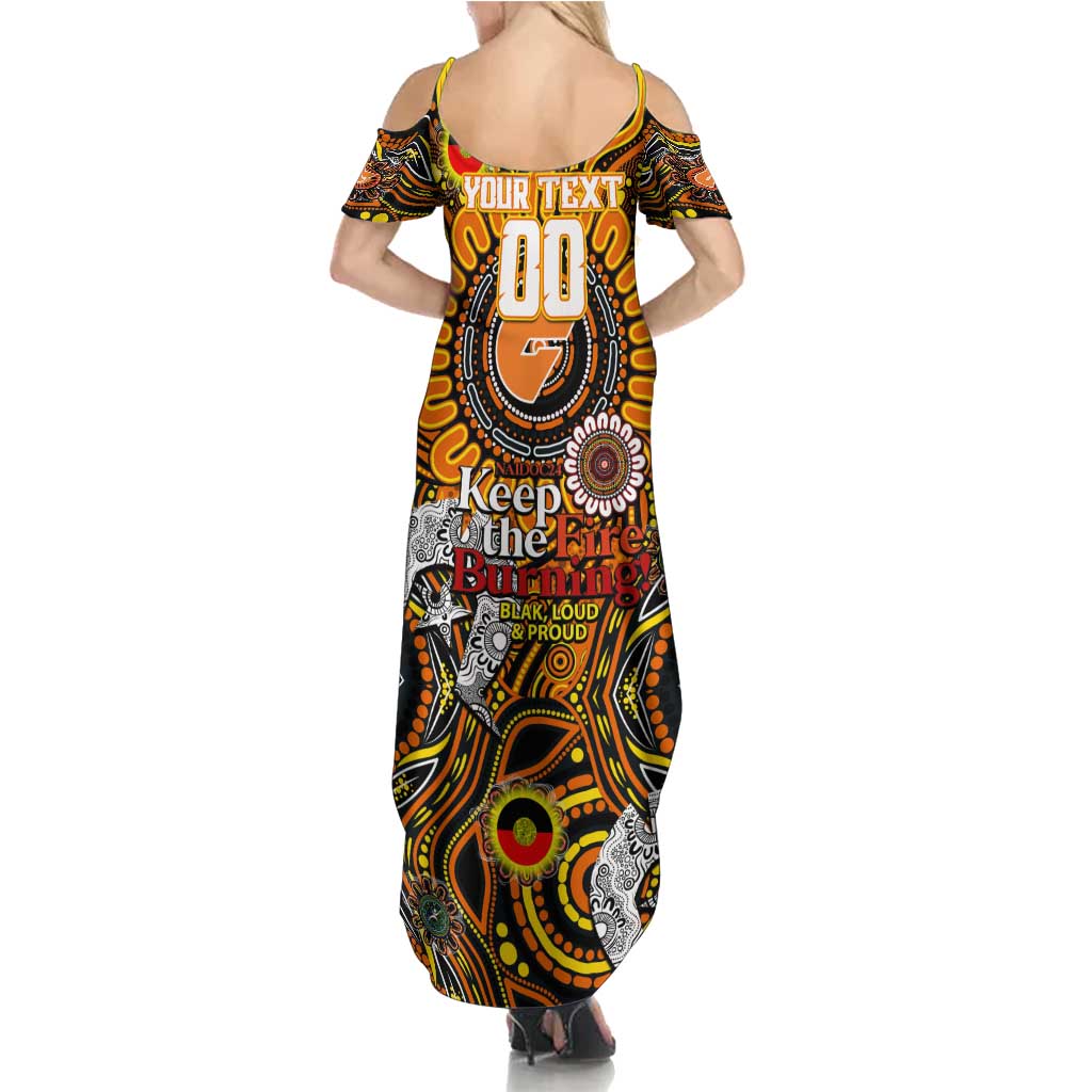 Custom GWS Giants NAIDOC Week 2024 Summer Maxi Dress Mascot Football