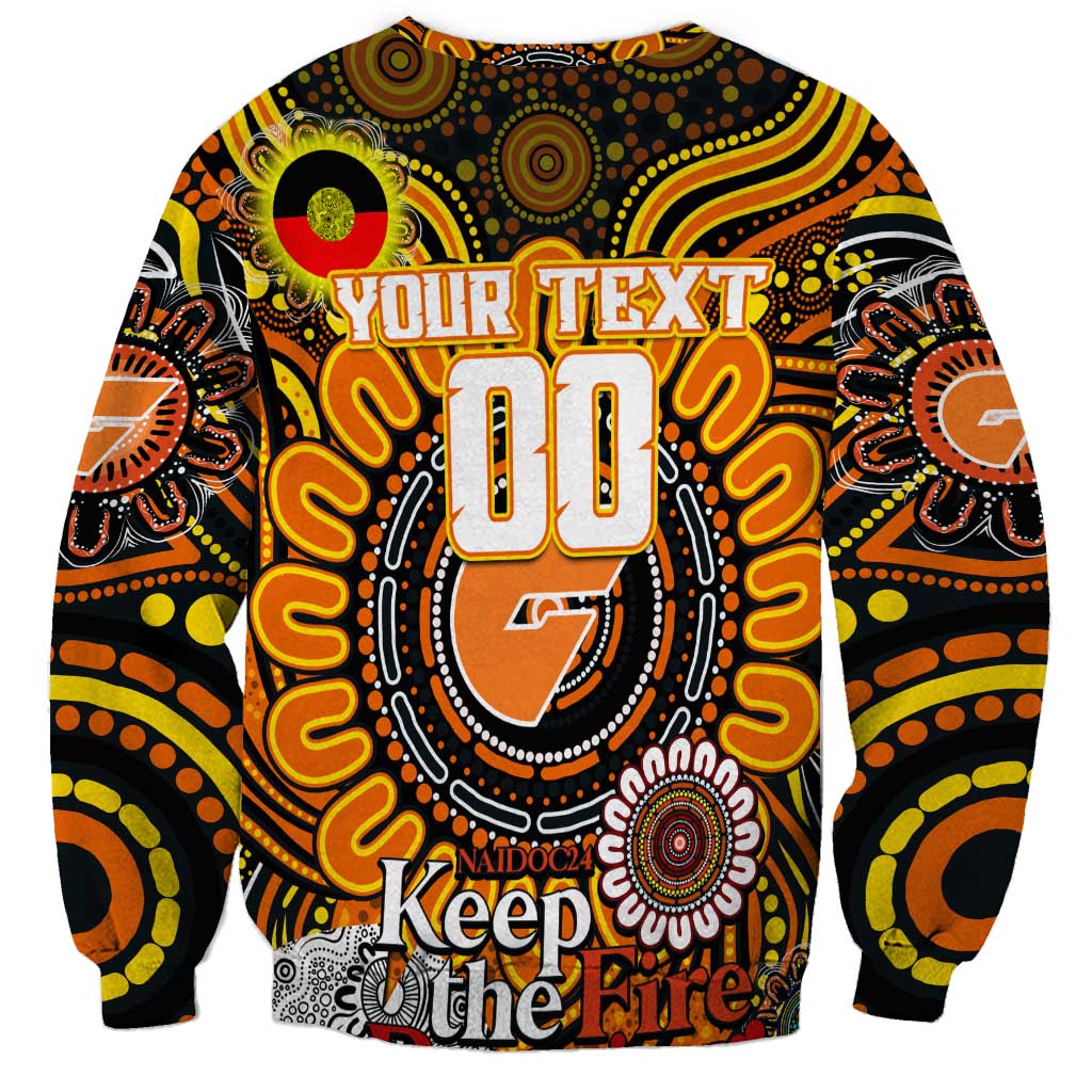 Custom GWS Giants NAIDOC Week 2024 Sweatshirt Mascot Football