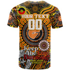 Custom GWS Giants NAIDOC Week 2024 T Shirt Mascot Football