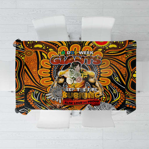 GWS Giants NAIDOC Week 2024 Tablecloth Mascot Football