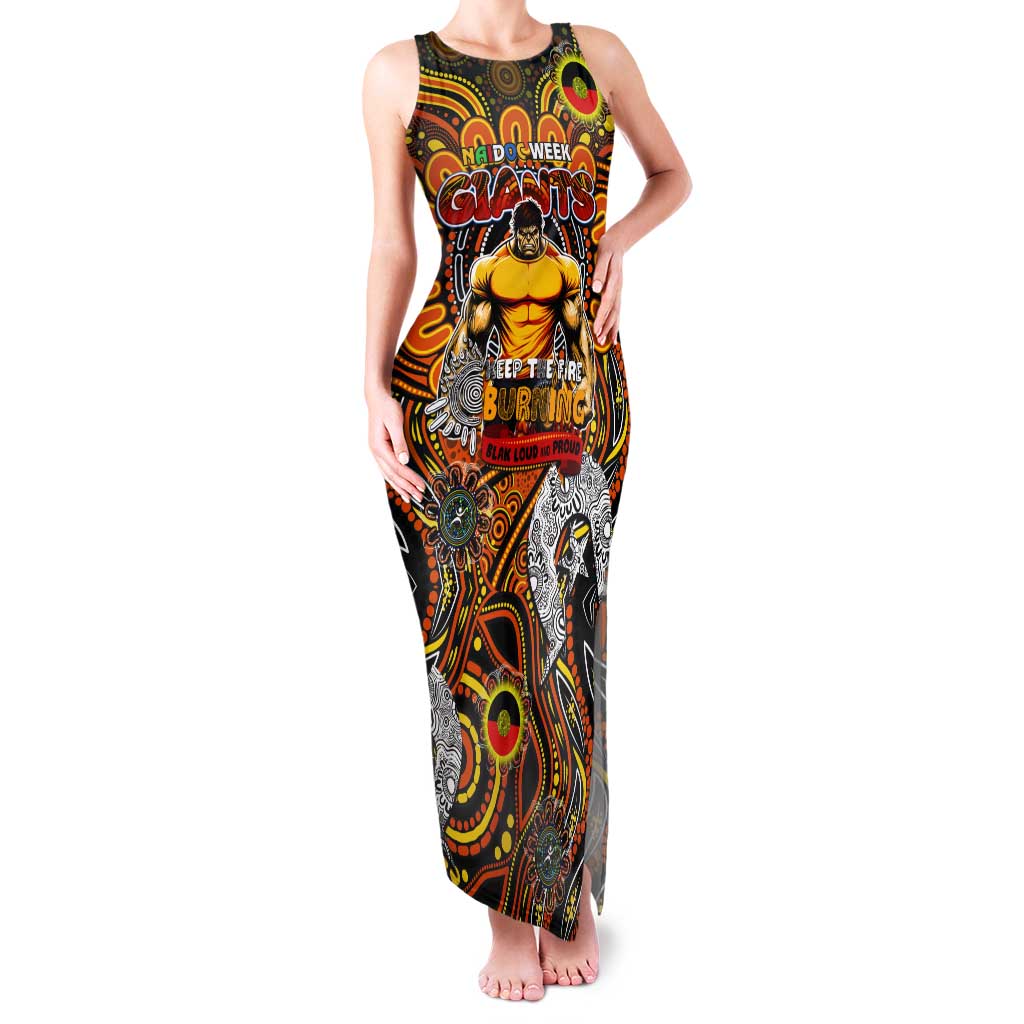Custom GWS Giants NAIDOC Week 2024 Tank Maxi Dress Mascot Football