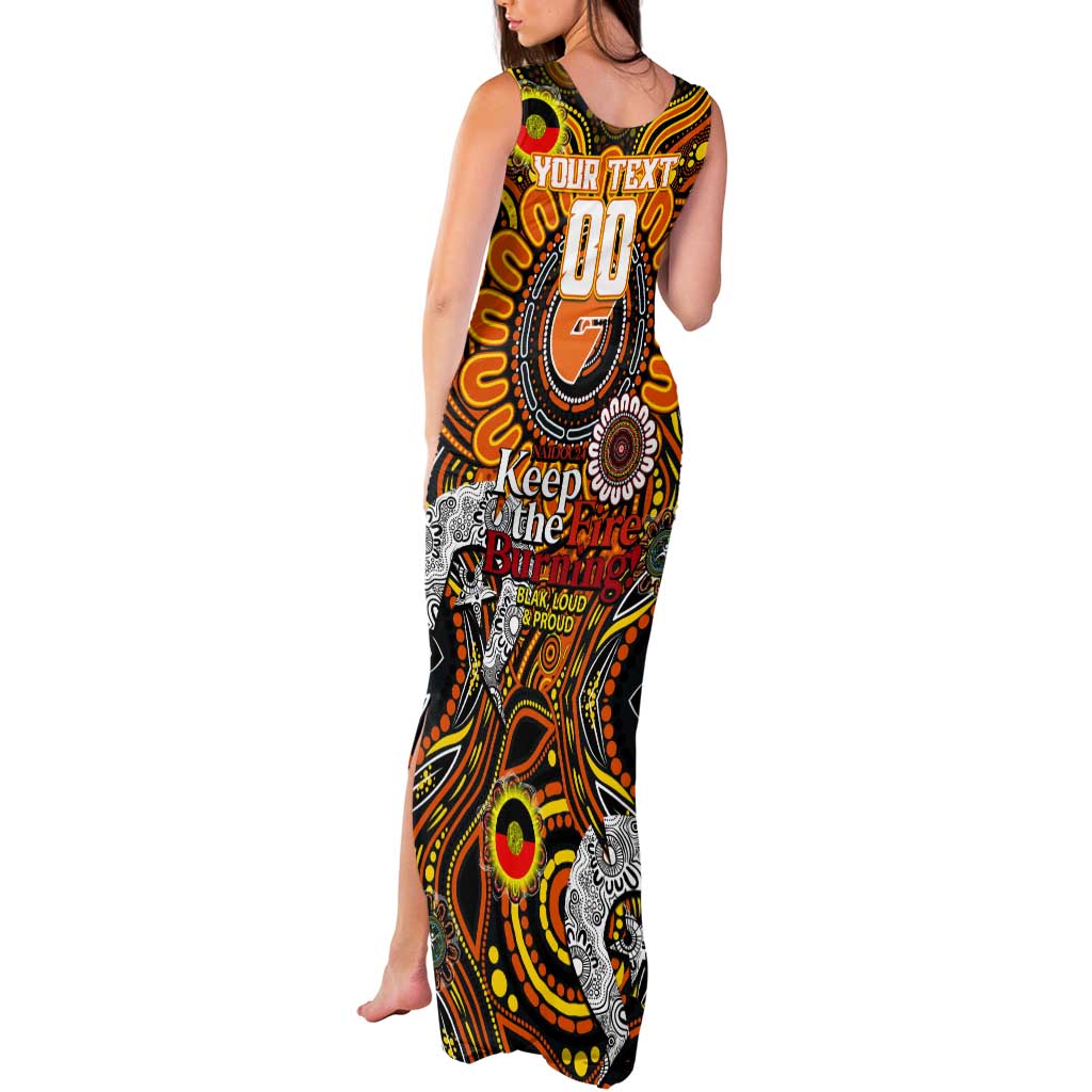 Custom GWS Giants NAIDOC Week 2024 Tank Maxi Dress Mascot Football