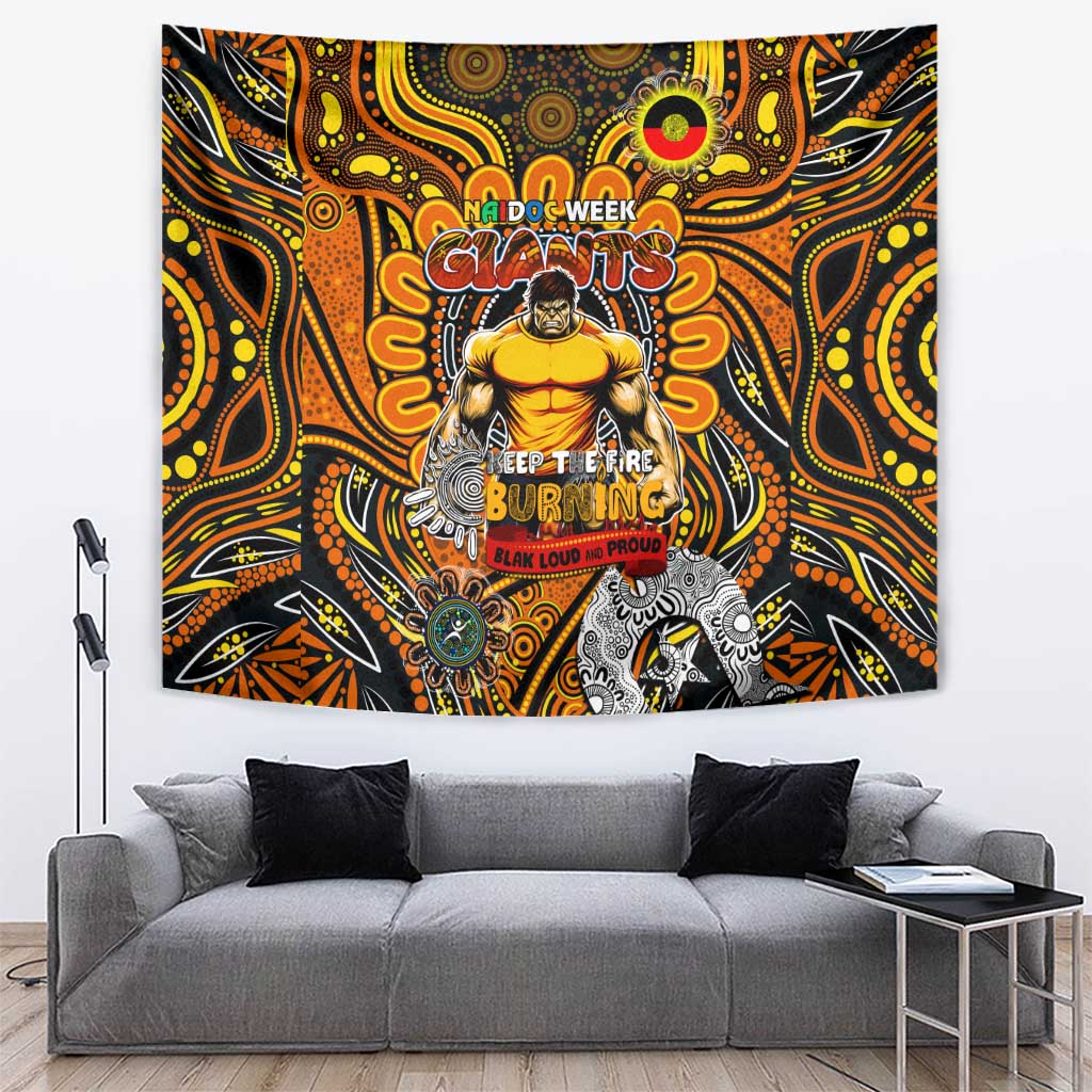 GWS Giants NAIDOC Week 2024 Tapestry Mascot Football