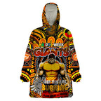 Custom GWS Giants NAIDOC Week 2024 Wearable Blanket Hoodie Mascot Football