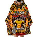 Custom GWS Giants NAIDOC Week 2024 Wearable Blanket Hoodie Mascot Football
