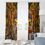 GWS Giants NAIDOC Week 2024 Window Curtain Mascot Football