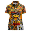 Custom GWS Giants NAIDOC Week 2024 Women Polo Shirt Mascot Football