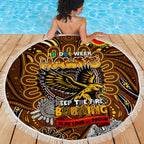 Hawthorn Hawks NAIDOC Week 2024 Beach Blanket Mascot Football