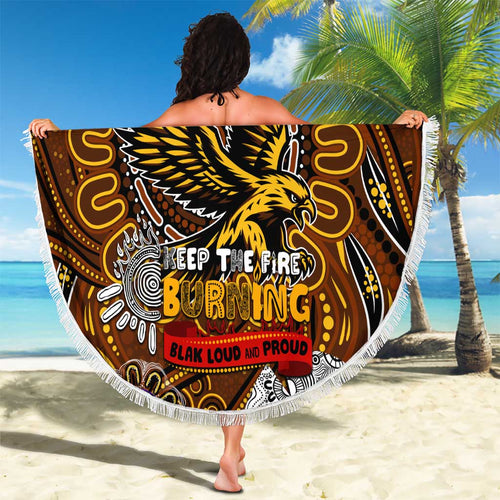 Hawthorn Hawks NAIDOC Week 2024 Beach Blanket Mascot Football