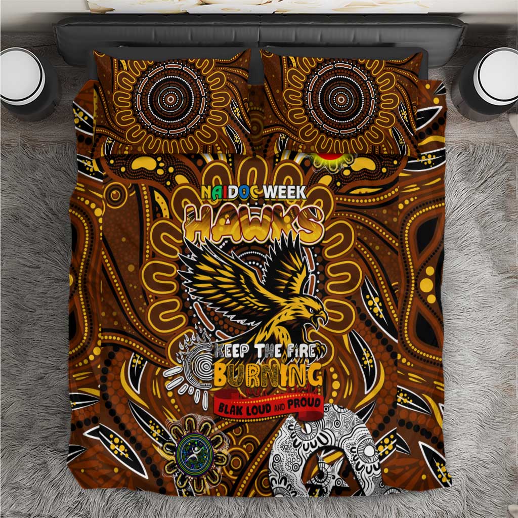 Hawthorn Hawks NAIDOC Week 2024 Bedding Set Mascot Football