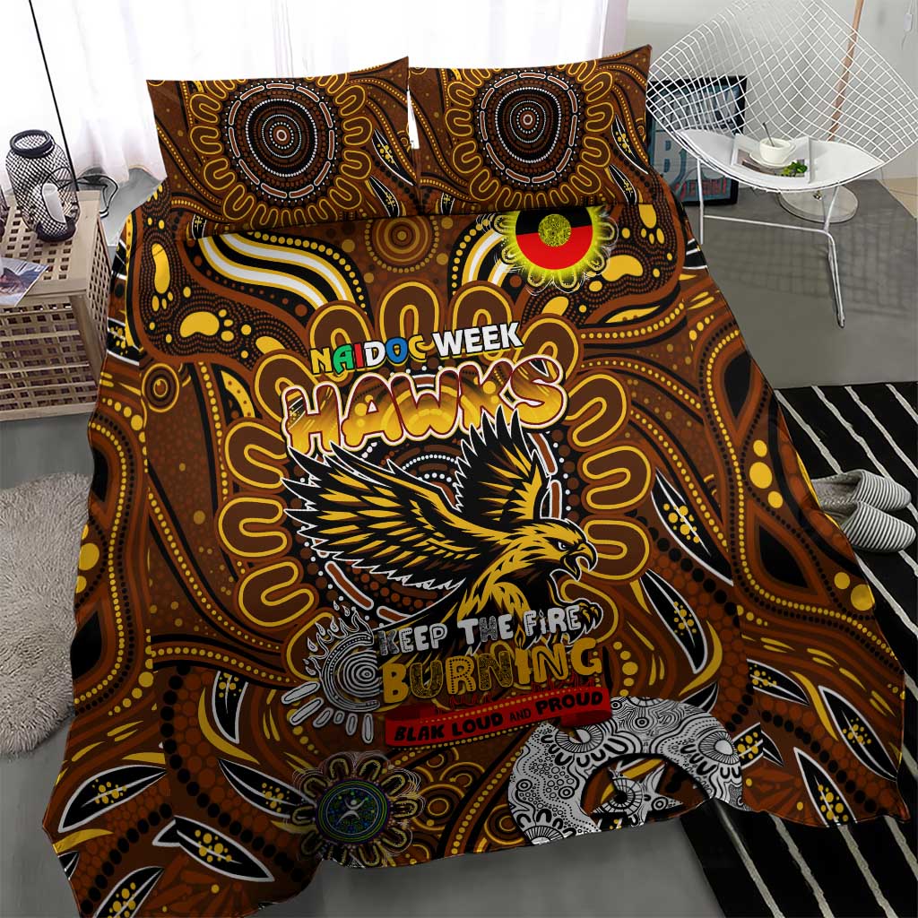 Hawthorn Hawks NAIDOC Week 2024 Bedding Set Mascot Football