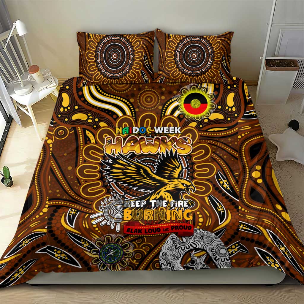 Hawthorn Hawks NAIDOC Week 2024 Bedding Set Mascot Football