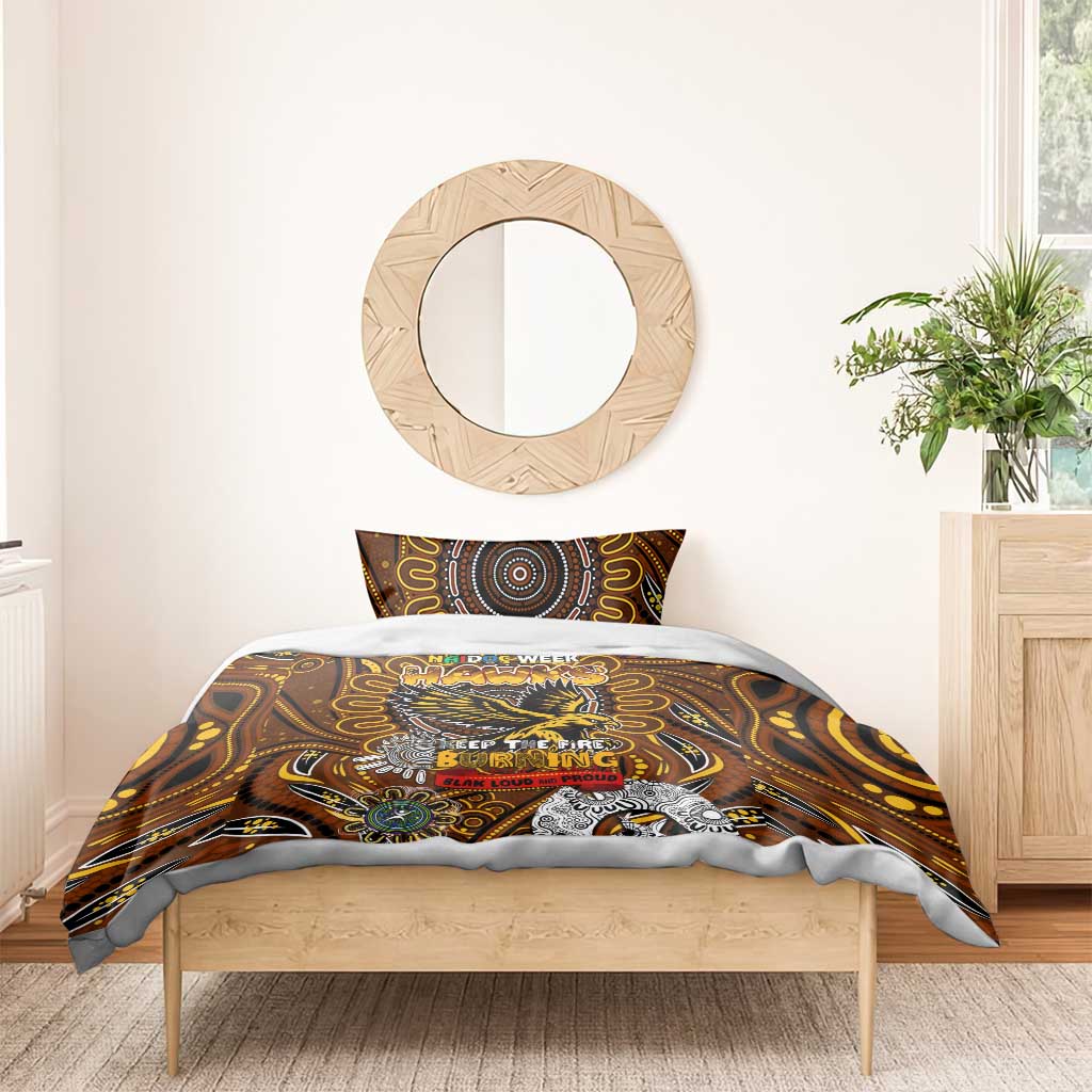 Hawthorn Hawks NAIDOC Week 2024 Bedding Set Mascot Football
