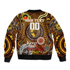 Custom Hawthorn Hawks NAIDOC Week 2024 Bomber Jacket Mascot Football