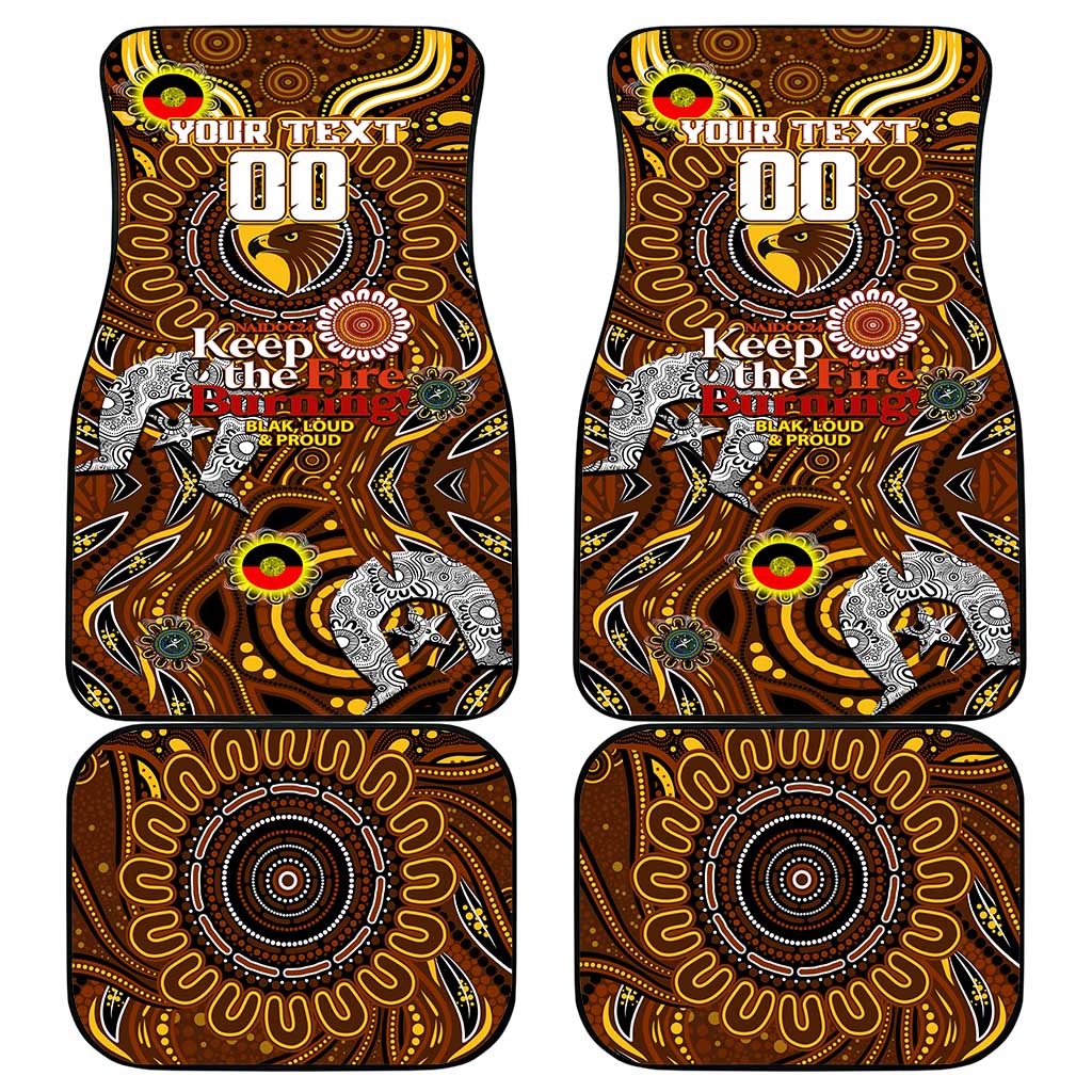 Hawthorn Hawks NAIDOC Week 2024 Car Mats Mascot Football