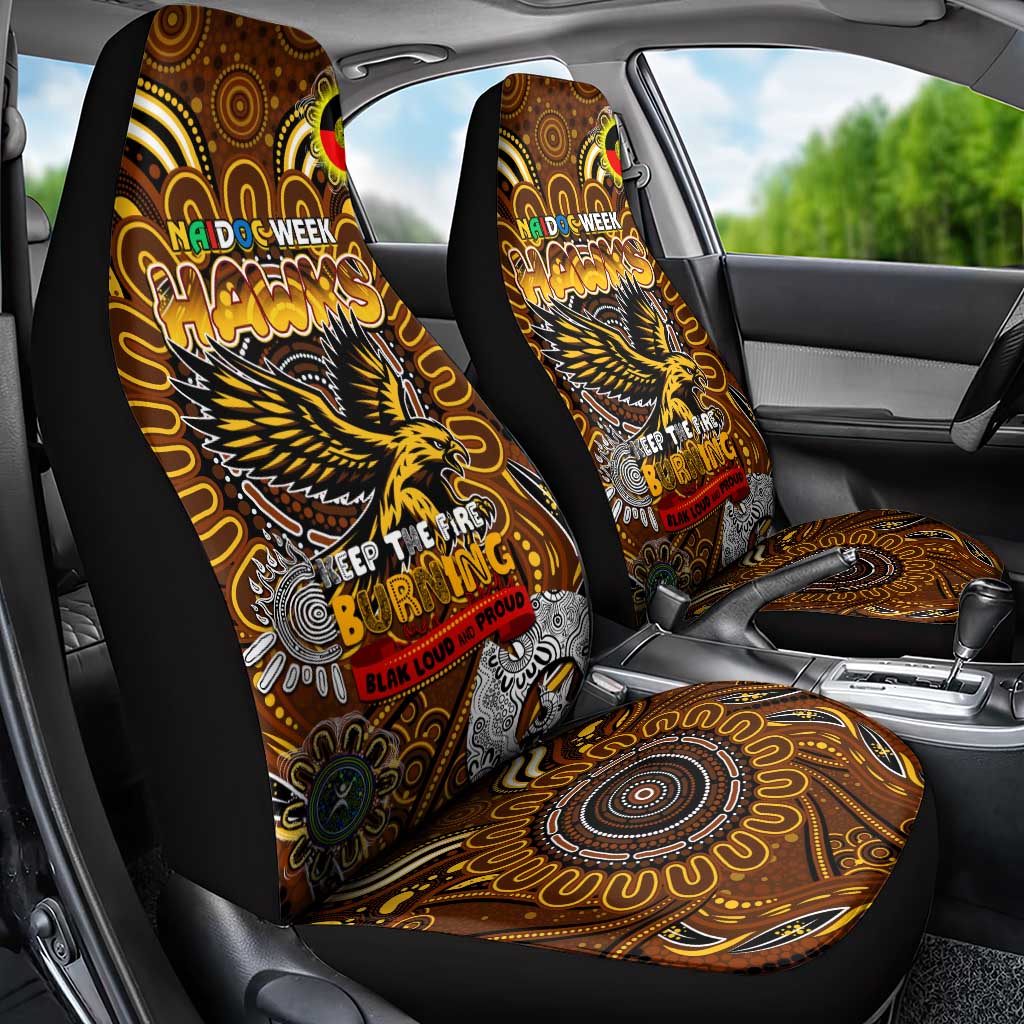 Hawthorn Hawks NAIDOC Week 2024 Car Seat Cover Mascot Football