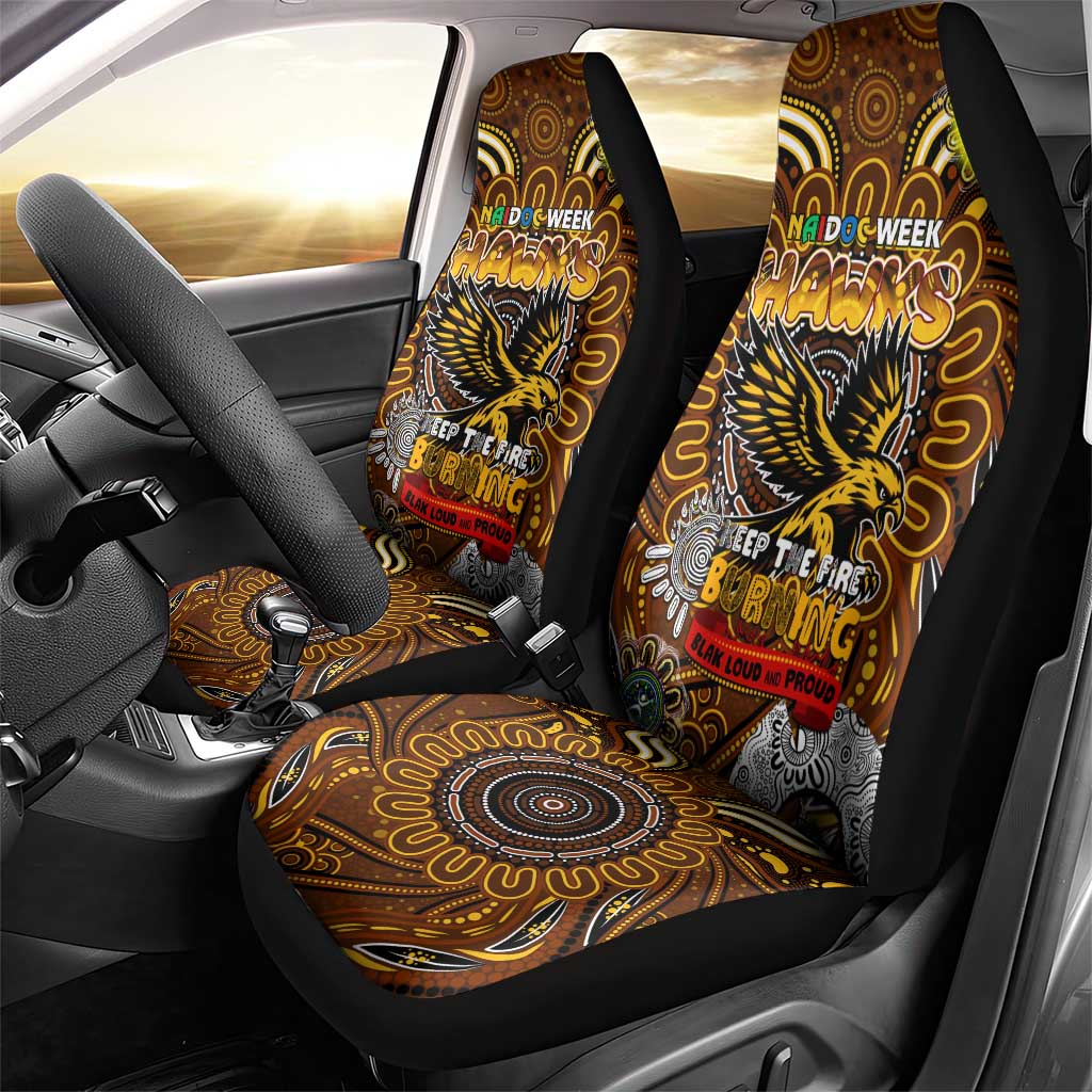 Hawthorn Hawks NAIDOC Week 2024 Car Seat Cover Mascot Football