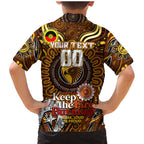 Custom Hawthorn Hawks NAIDOC Week 2024 Family Matching Mermaid Dress and Hawaiian Shirt Mascot Football