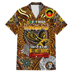 Custom Hawthorn Hawks NAIDOC Week 2024 Family Matching Mermaid Dress and Hawaiian Shirt Mascot Football