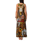 Custom Hawthorn Hawks NAIDOC Week 2024 Family Matching Tank Maxi Dress and Hawaiian Shirt Mascot Football
