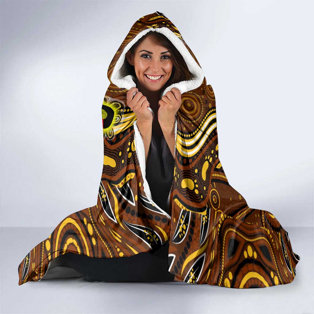 Hawthorn Hawks NAIDOC Week 2024 Hooded Blanket Mascot Football