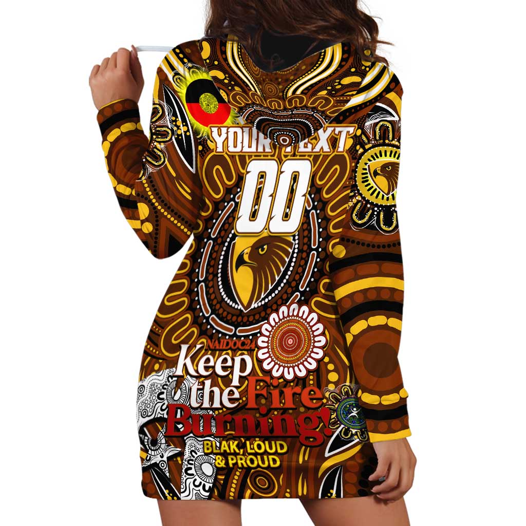 Custom Hawthorn Hawks NAIDOC Week 2024 Hoodie Dress Mascot Football
