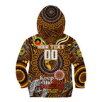 Custom Hawthorn Hawks NAIDOC Week 2024 Kid Hoodie Mascot Football